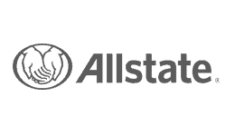Allstate white logo