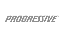 Progressive white logo